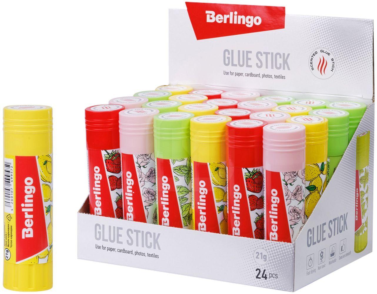 

Клей-карандаш Berlingo aroma 1 шт дизай в ассортименте