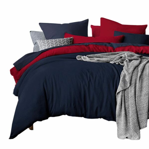 Комплект постельного белья Актуал, сатин, двуспальный, 100% хлопок, Марс