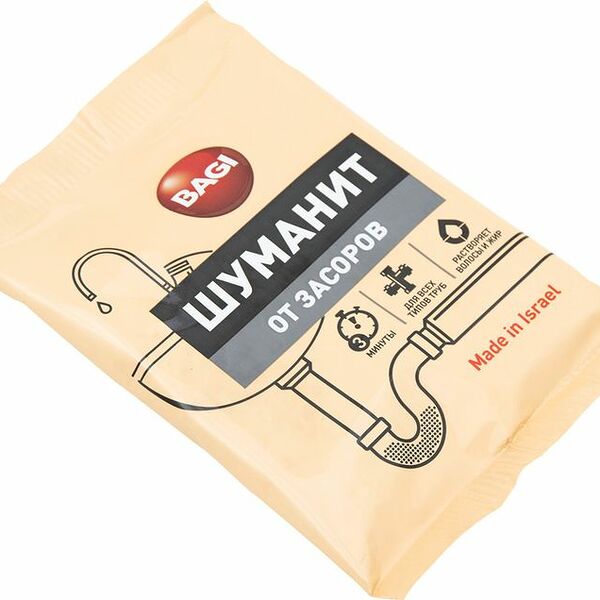 Средство Bagi Шуманит для устранения засоров, 70г
