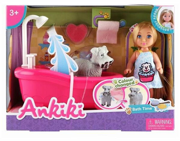 Игрушка Кукла в ванной