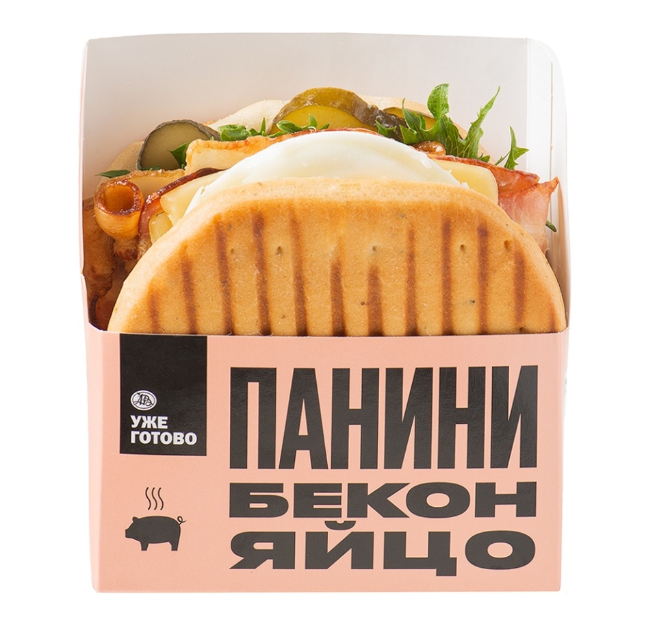 

Панини с яйцом и беконом, Уже Готово, 230 г, Россия
