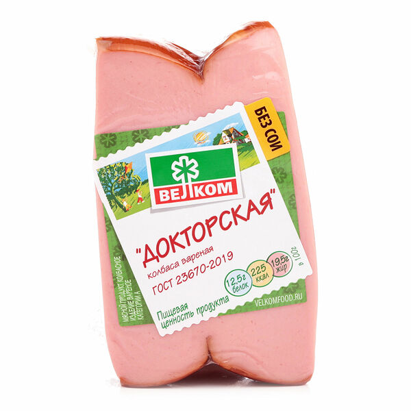 Колбаса вареная Докторская 