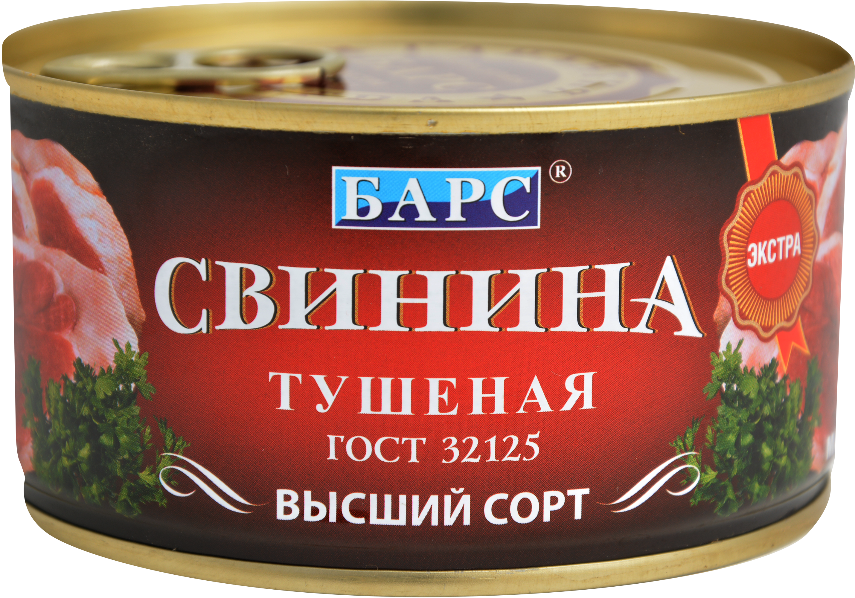 

Свинина Барс тушеная высший сорт