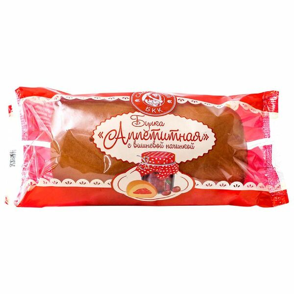 Булка Самарский бкк Аппетитная с вишневой начинкой 100 г