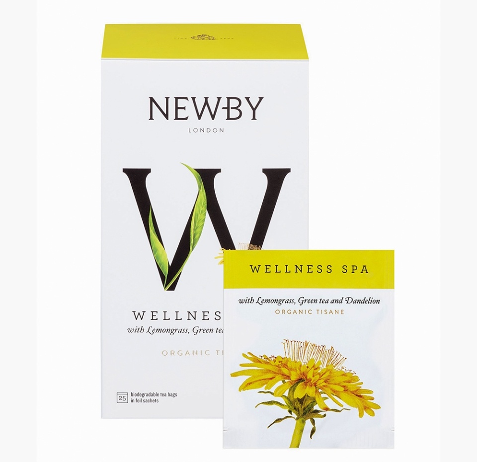 

Чай NEWBY Велнес Спа Органик пакетированный