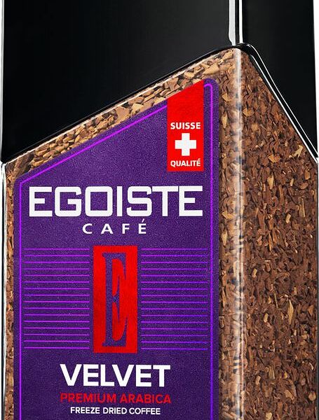 Кофе Egoiste Velvet натуральный растворимый сублимированный, 95г