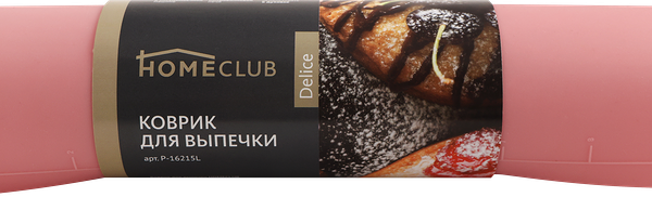 Коврик для выпечки HOMECLUB Delice 38x28см, силикон, в ассортименте