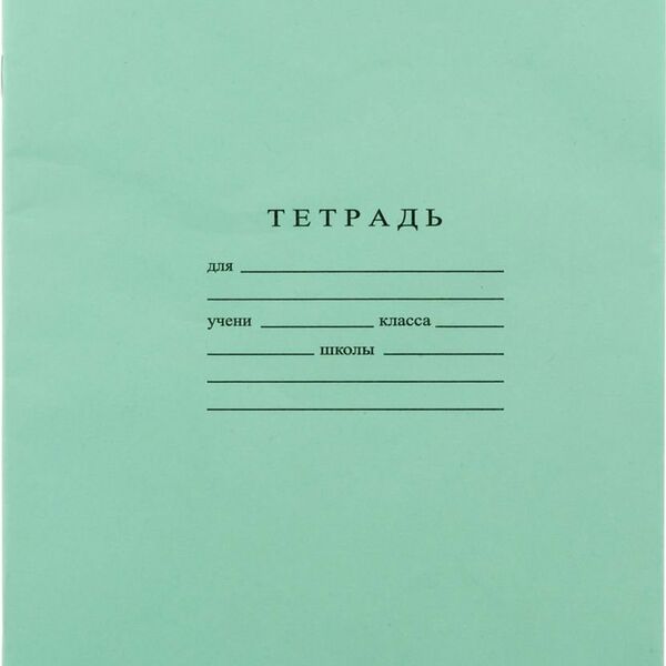 Тетрадь школьная в косую линейку, 12 листов