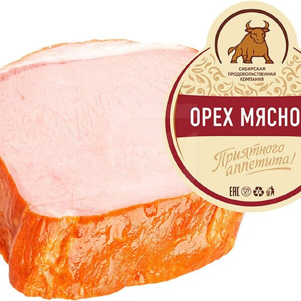 Орех мясной Сибирская продовольственная компания варено-копченый