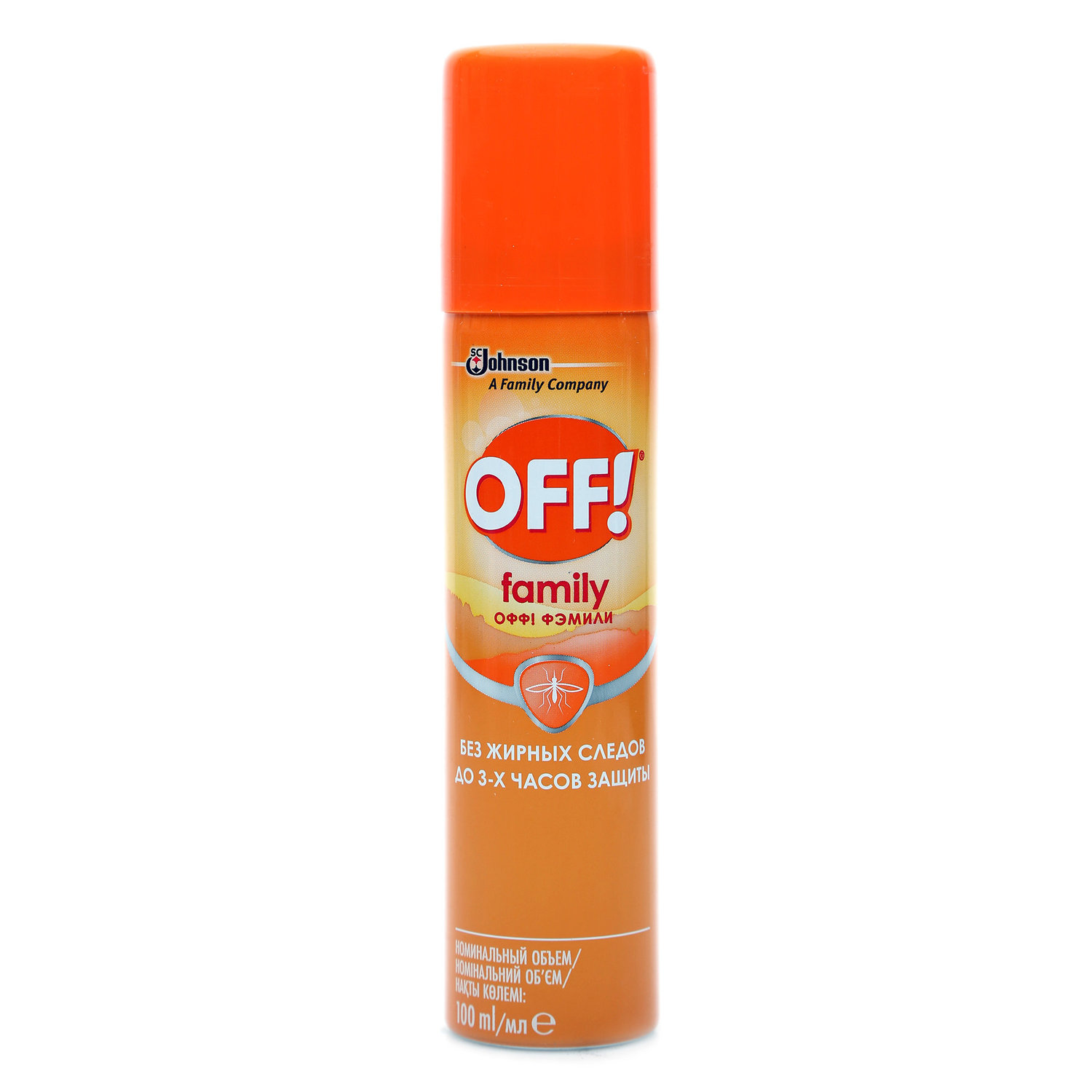 

Аэрозоль от комаров OFF! Family 100 мл
