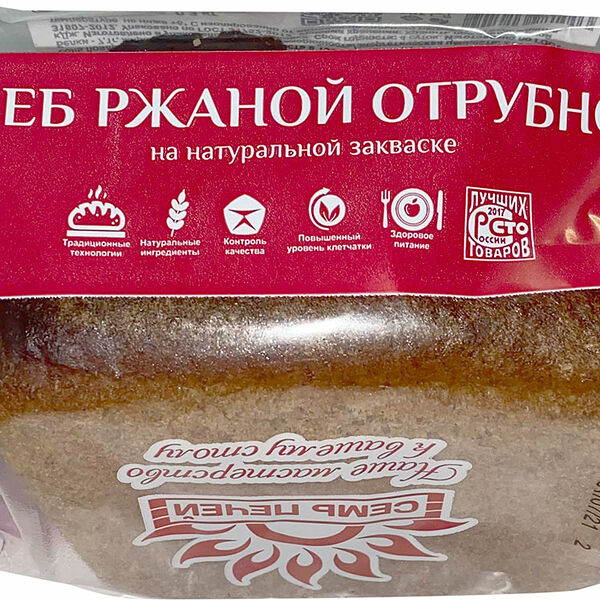Хлеб Пятигорский Хк Отрубной ржаной