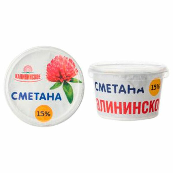 Сметана Калининское 15%