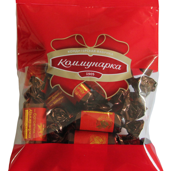 Конфеты батончик Коммунарка шоколадный вес 200г. Коммунарка БЕЛАРУСЬ
