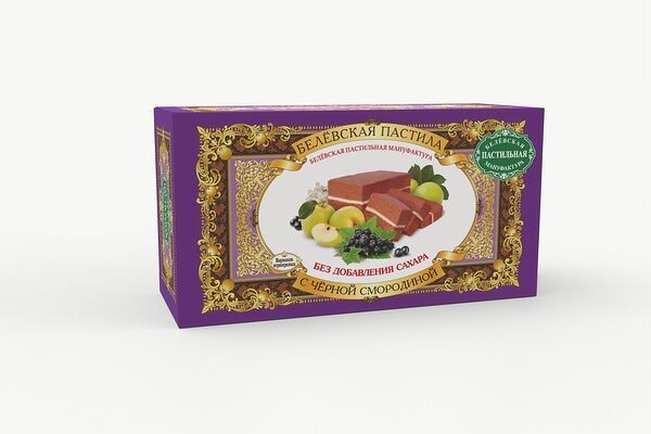 Пастила Белевская пастильная мануфактура с чёрной смородиной без добавления сахара 100 г