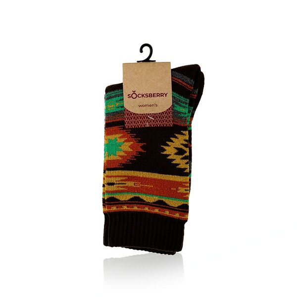 Женские махровые носки Socksberry WO167, Коричневый, р.25