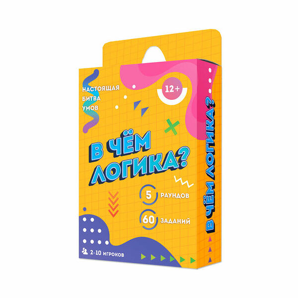 Игра карточная. В чём логика? 60 карточек. 8х12 см.  арт. 4607177458571