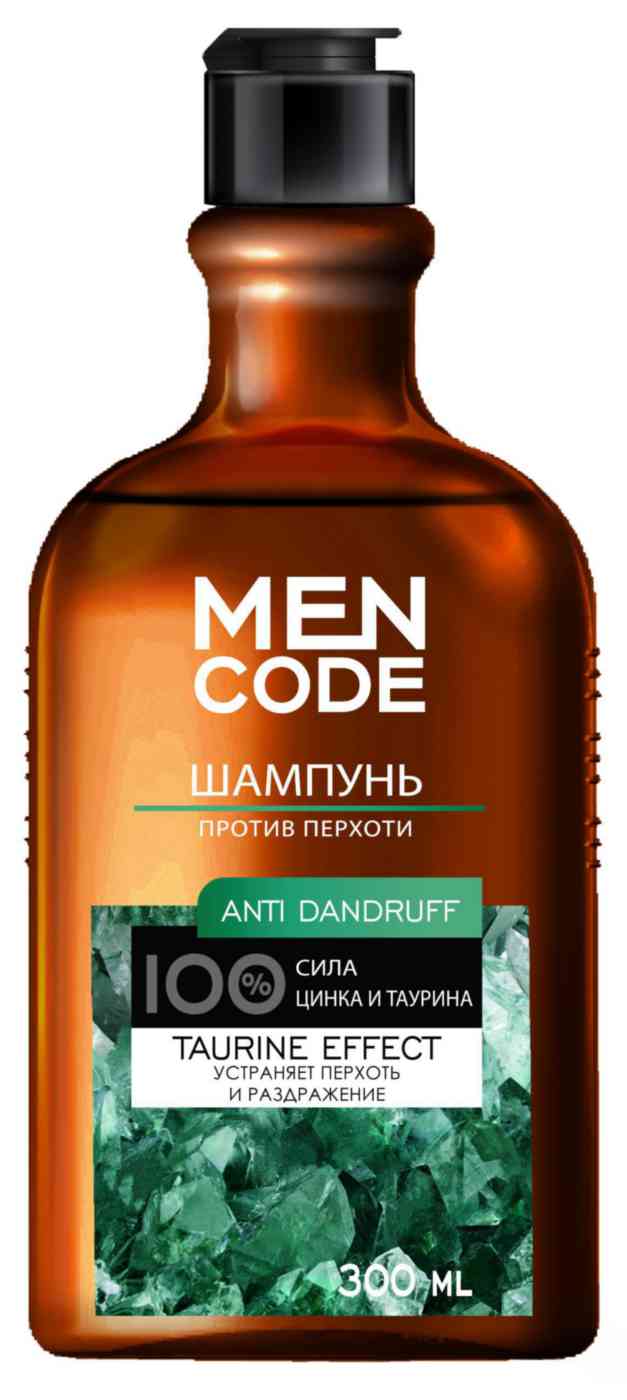 

Шампунь Men Code Ani Dandruff Taurine Effect против перхоти мужской 300 мл