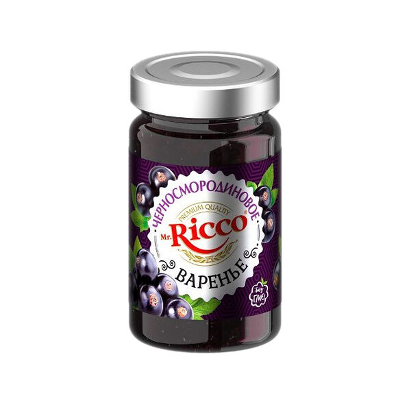 Варенье Mr.Ricco черная смородина 400г