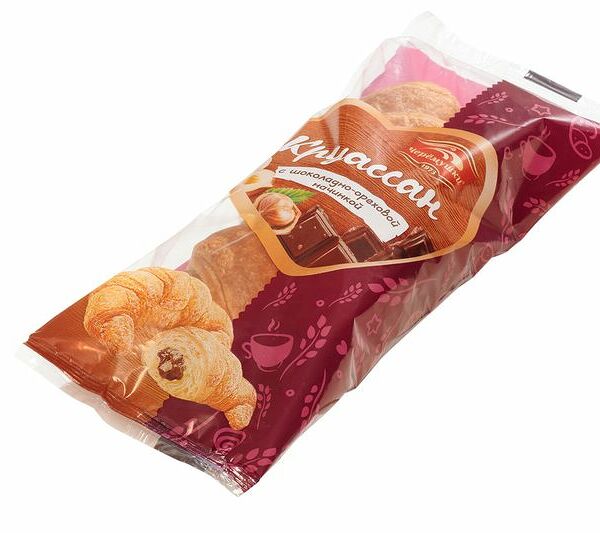Круассан Черемушки с шоколадно-ореховой начинкой, 80г