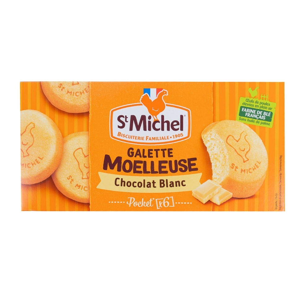 

Пирожное бисквитное St Michel с белым шоколадом 180 г