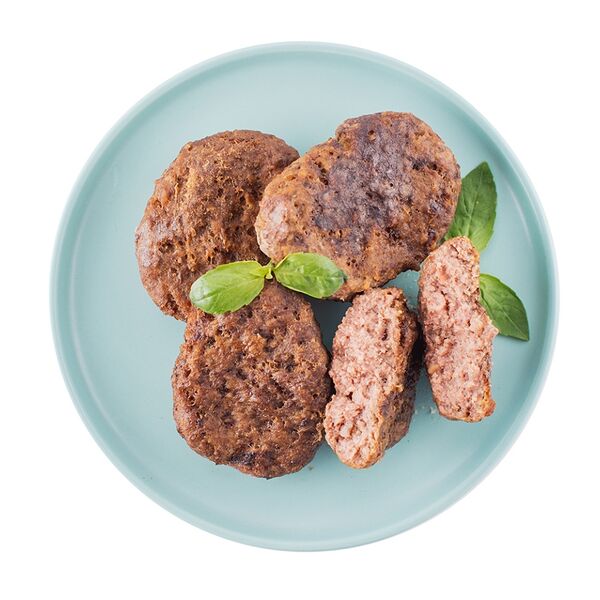 Котлеты из говядины паровые, Уже Готово, 4 шт в наборе