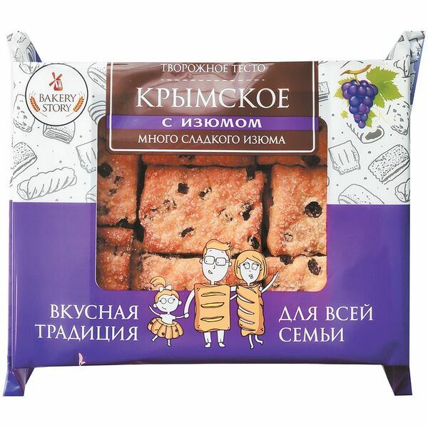 Печенье сдобное Bakery Story Крымское с изюмом