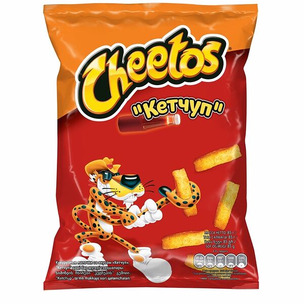 Кукурузные снеки Cheetos Кетчуп 55 г
