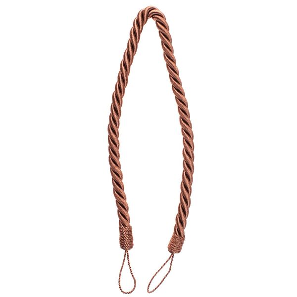 Подхват для штор, длина 57 см, коричневый