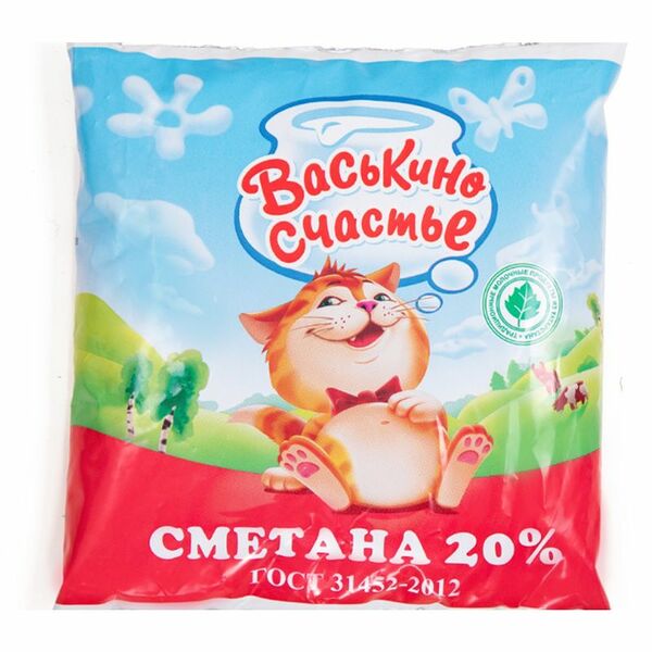 Сметана Васькино счастье 20%