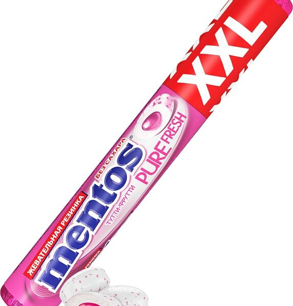 Жевательная резинка Mentos Pure fresh Тутти-фрутти 23.3г