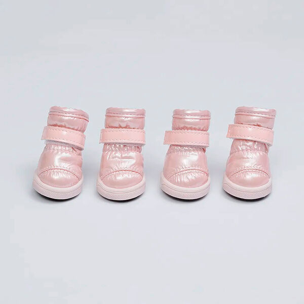 Ботинки-дутики для собак XL бежевый (унисекс)