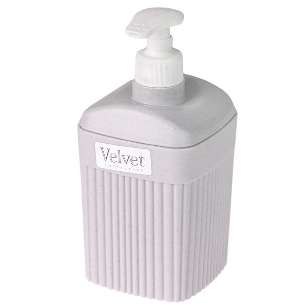 Диспенсер для жидкого мыла Velvet, 0.65 л, светло-серый