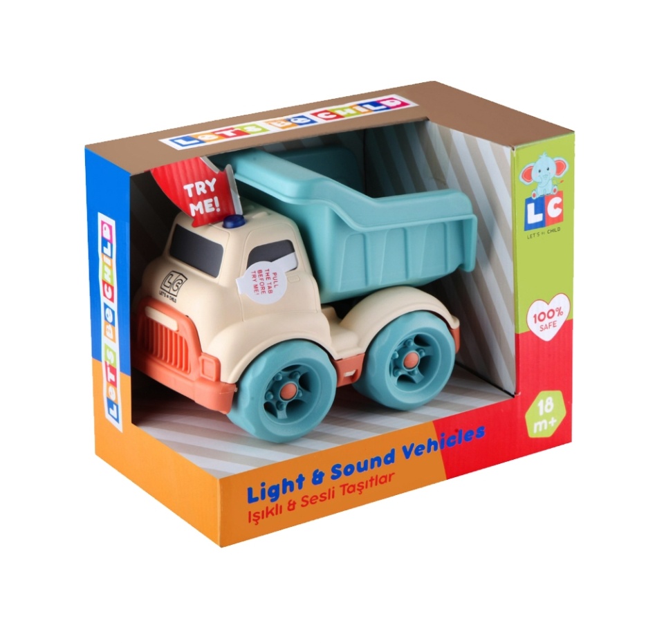 

Машинка Let`s Be Child Самосвал со световыми и звуковыми эффектами, Турция