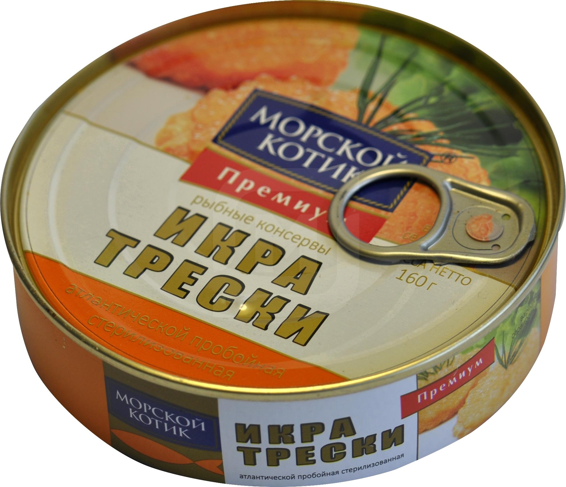 

Икра Трески Морской Котик атлантическая