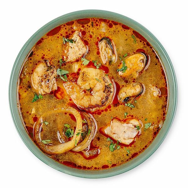 Суп Том Ям с морепродуктами Шеф Перекрёсток, 300 г