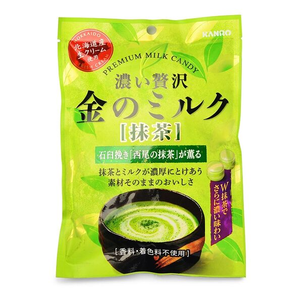 Карамель Kanro молочная с зеленым чаем 70г