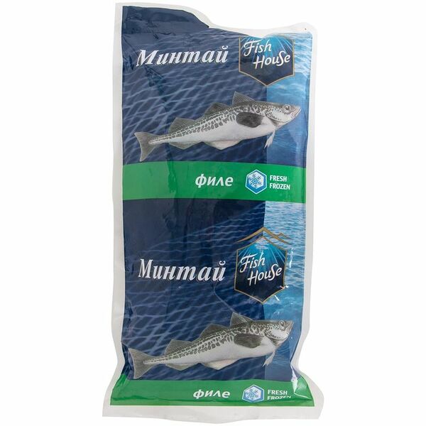 Минтай Fish House филе без кожи замороженное, 570г