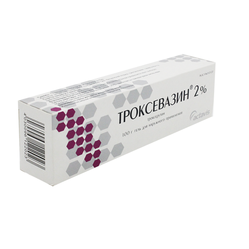 Троксевазин 2% 100 гр гель