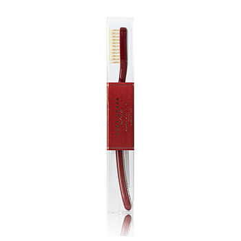 Зубная щетка Acca kappa с нейлоновой щетиной средней жесткости (цвет Venetian Red) Италия