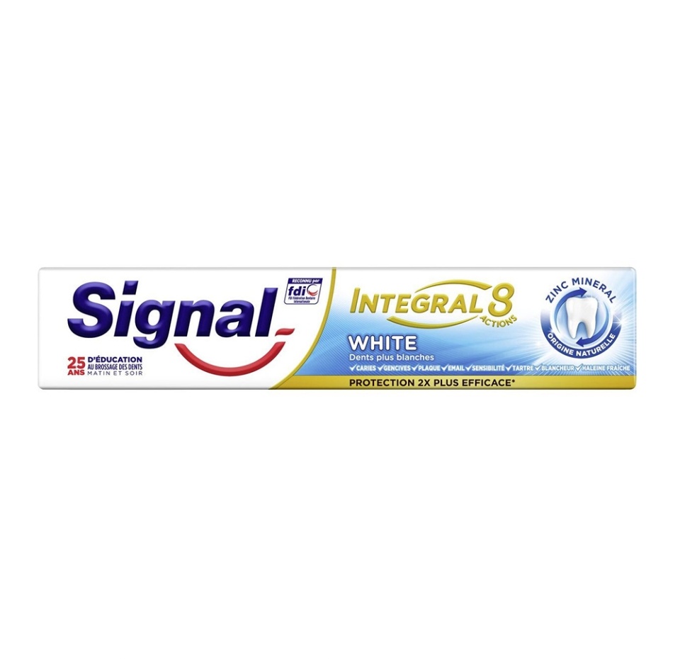 

Зубная паста Signal Dentifrice integral 8 отбеливающая 75 мл