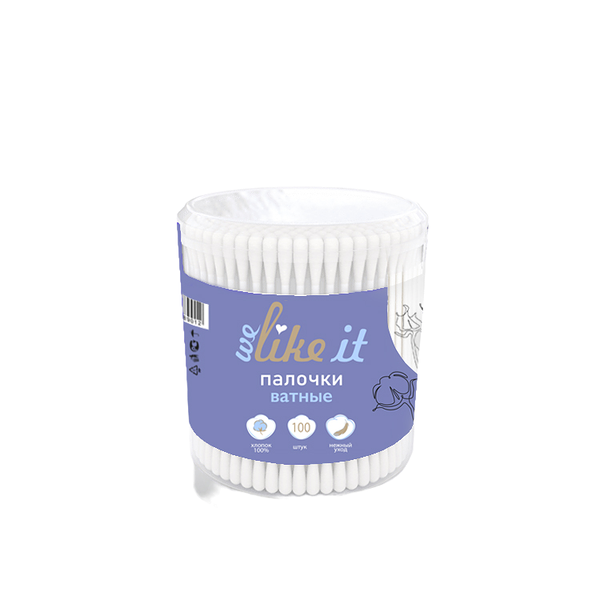 Like плочки ватные банка 100 шт