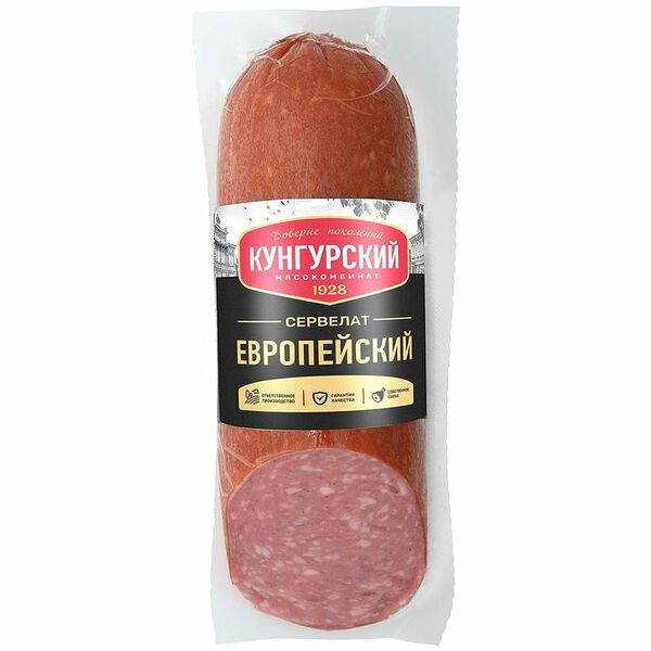 Сервелат варёно-копчёный Кунгурский МК Европейский