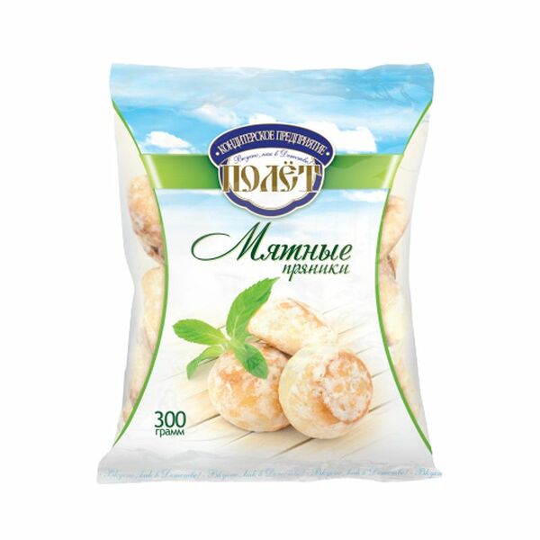 Пряники Полет Мятные 300г