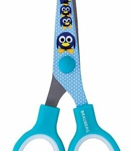 Ножницы Brauberg Пингвины, 130 мм