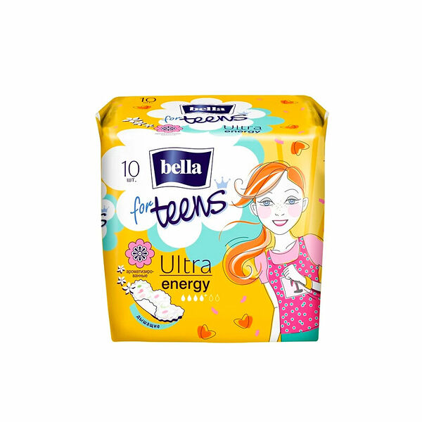 Прокладки гигиенические Bella For Teens Ultra Energy Deo 10 шт