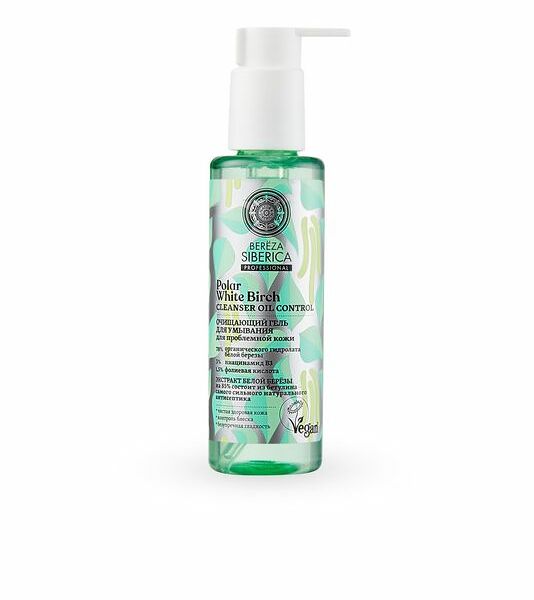 Очищающий гель для умывания Bereza Siberica 150 мл для проблемной кожи эсктракт белой березы