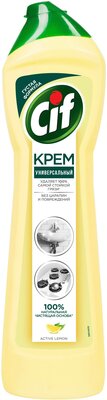 Чистящий крем Cif Актив Лимон против грязи и жира