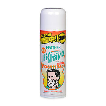 Пена для бритья Feather с лечебным эффектом с экстрактом гамамелиса