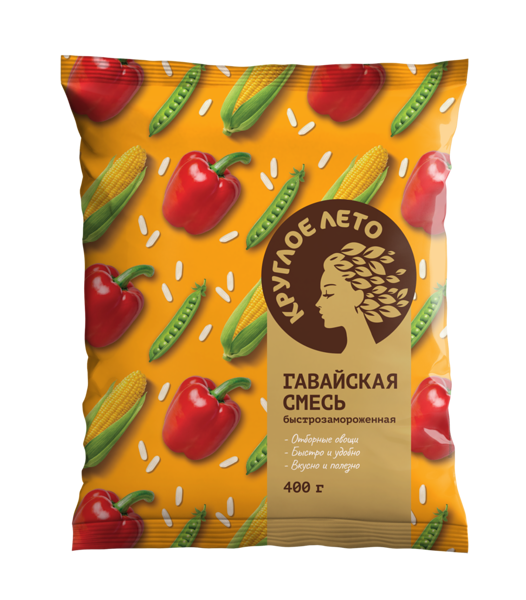 Смесь овощная Дикси Гавайская замороженная