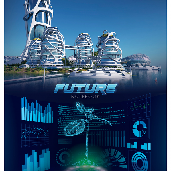 Тетрадь ПЗБМ общая, 48л, А5, скрепка, клетка, в ассортименте